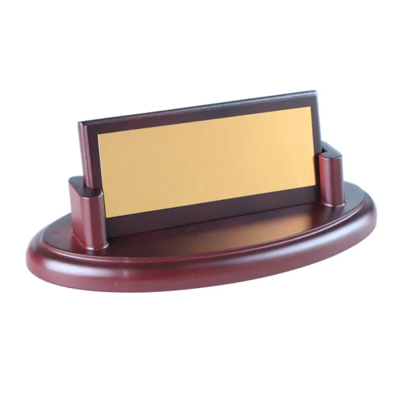 Ahşap Oval Masa İsimliği 107