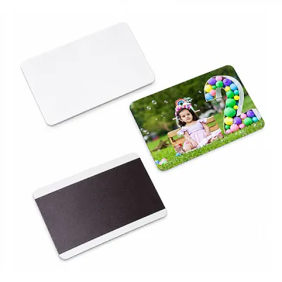Sublimasyon Beyaz Metal Magnet 5x7 cm