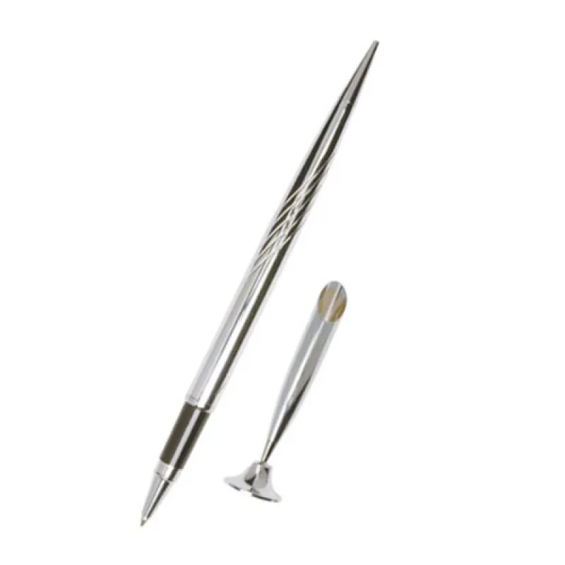 Gümüş Renkli Metal Sümen Tükenmez Kalem