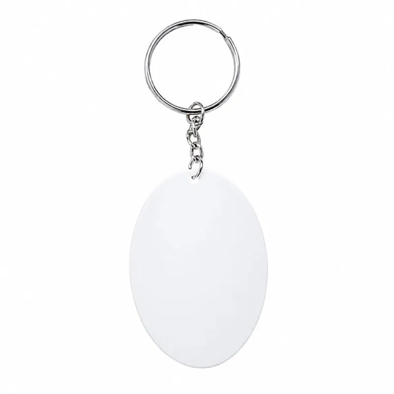 Sublimasyon Metal Oval Anahtarlık 5x3,5 cm