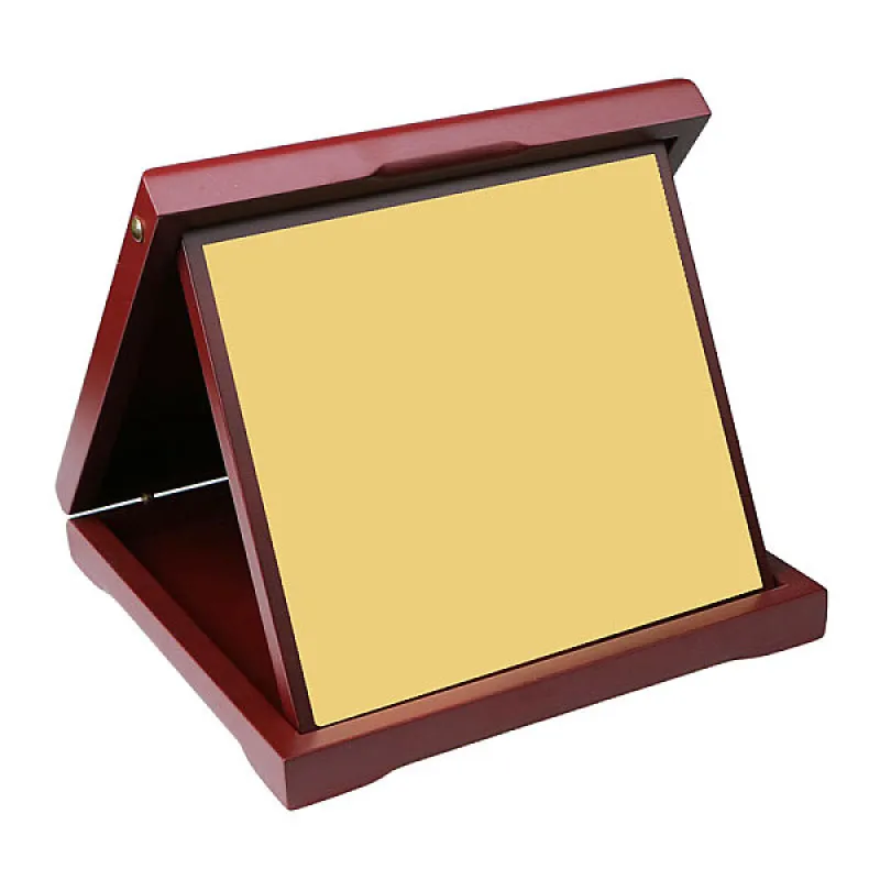 Sublimasyon Ahşap Kutulu Kare Plaket 20x20 cm